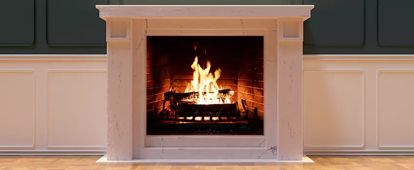 Decorative Electric Fireplace Installation in Culver City, California