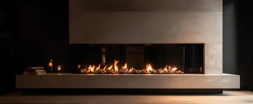 Gas Fireplace Ember Bed Design Services in Culver City, California