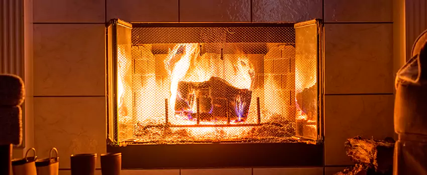 Mendota Hearth Landscape Fireplace Installation in Culver City, California
