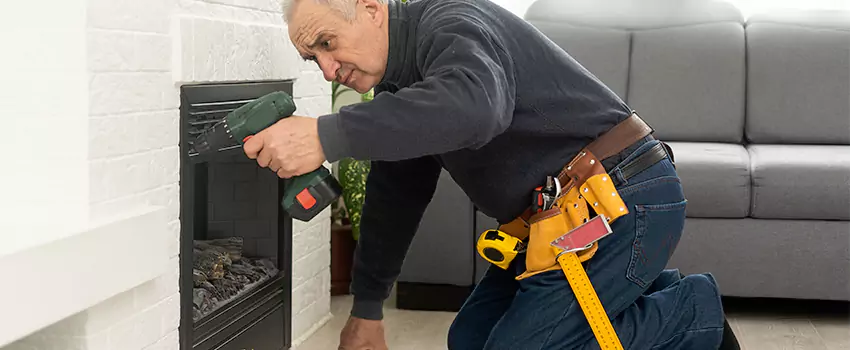 New Indoor Fireplace Installation in Culver City, California