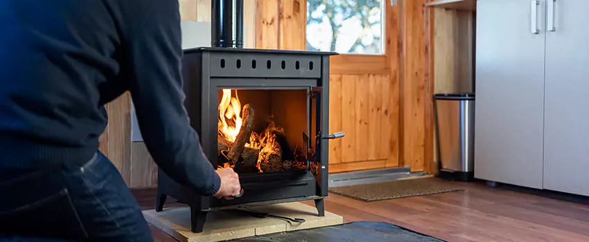 Open Hearth Wood Fireplace Installation in Culver City, CA