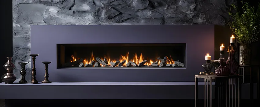 Ember Bed for Ventless Gas Fireplace in Culver City, CA