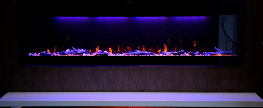 Dynamic Flame Color Fireplace Installation in Culver City, CA
