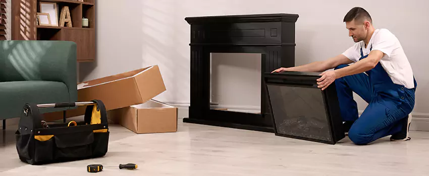 Old Rusted Metal Fireplace Repair And Replacement in Culver City, CA