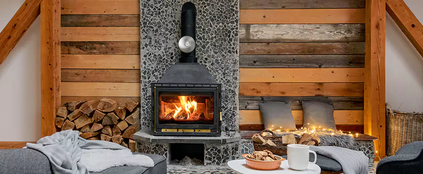 Thelin Hearth Products Direct Vent Gas Stove Fireplace Inspection in Culver City, California
